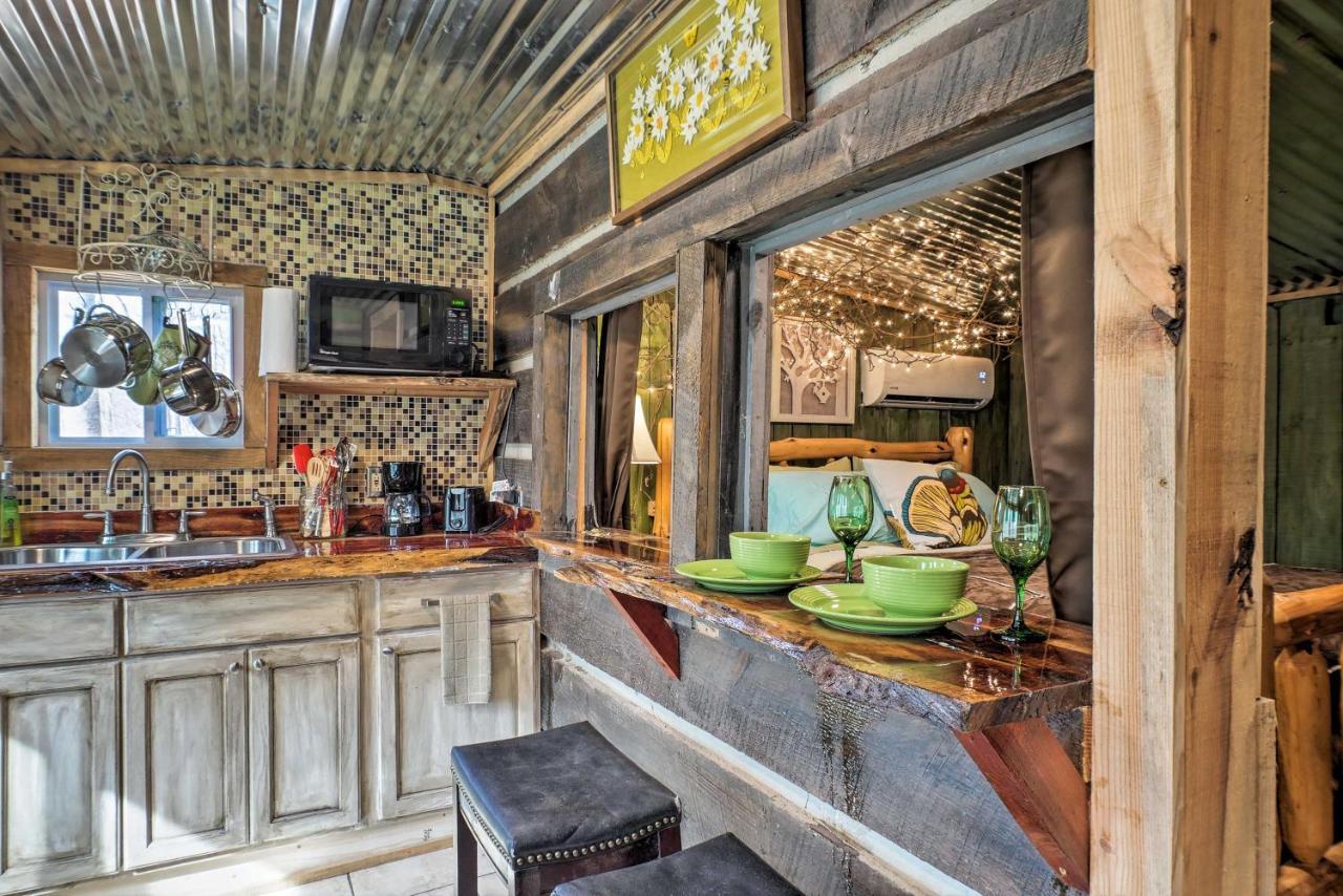 The Treehouse Cabin Creekside Home With Hot Tub! Summerville Exterior photo