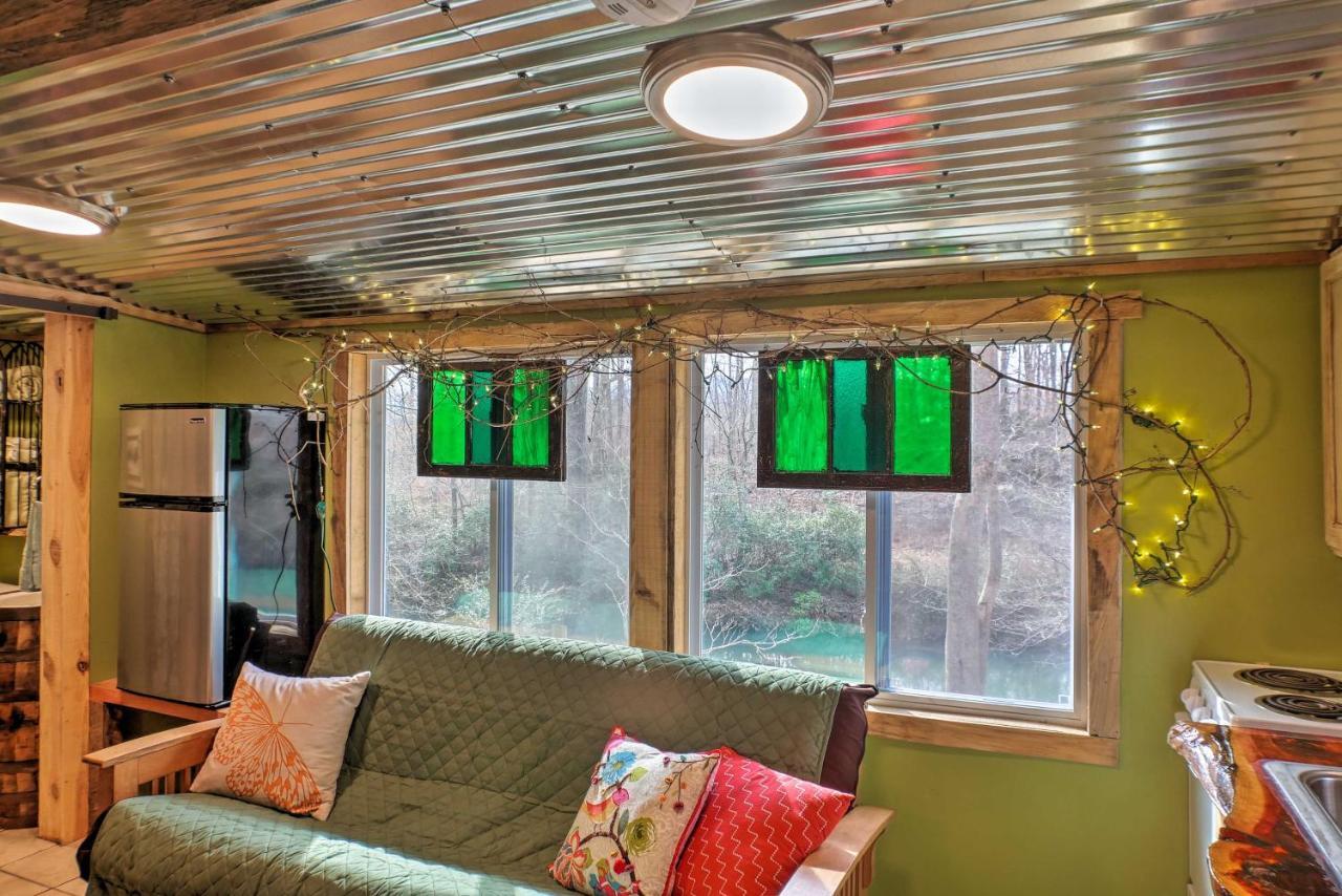 The Treehouse Cabin Creekside Home With Hot Tub! Summerville Exterior photo